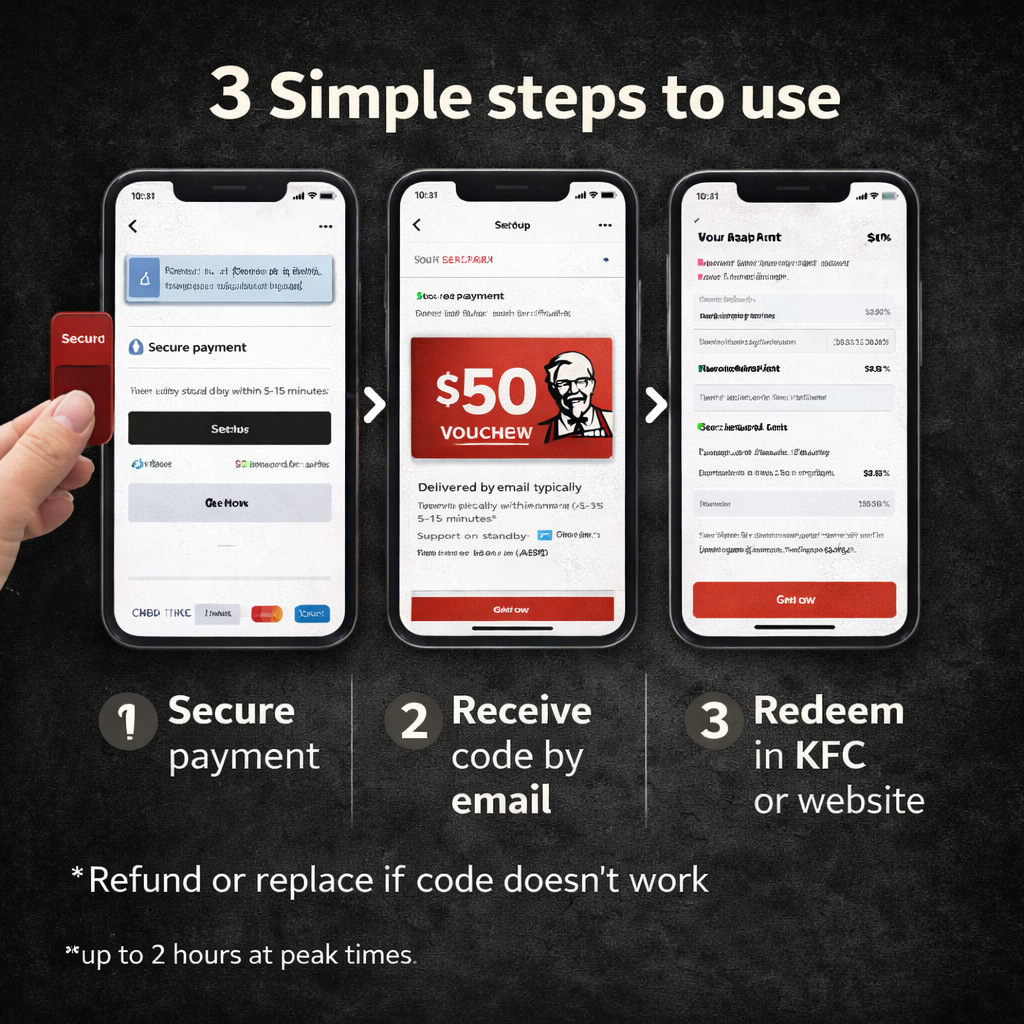 KFC $50 Digital Voucher Code (AU) — Email Delivery - Image 3