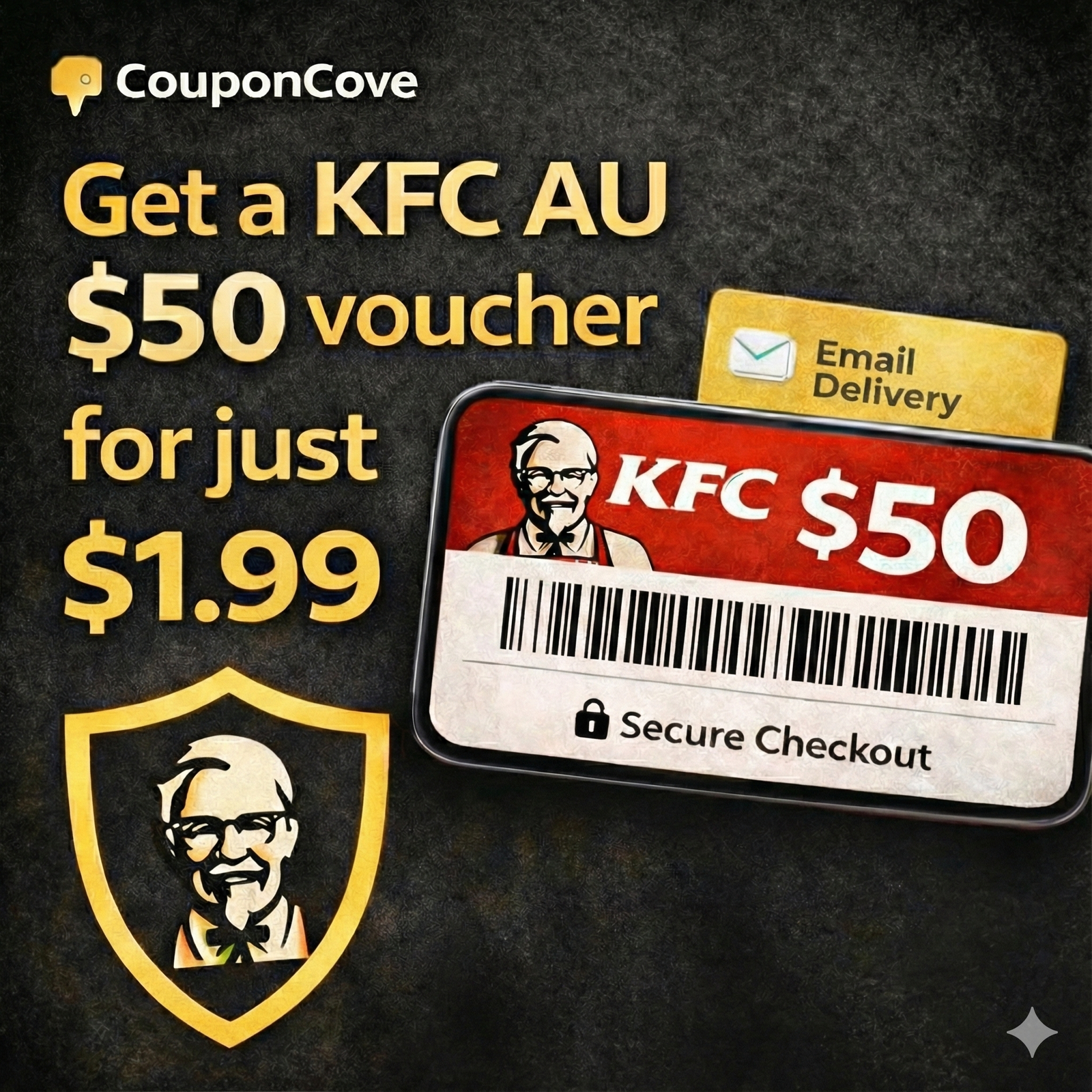 KFC $50 Digital Voucher Code (AU) — Email Delivery