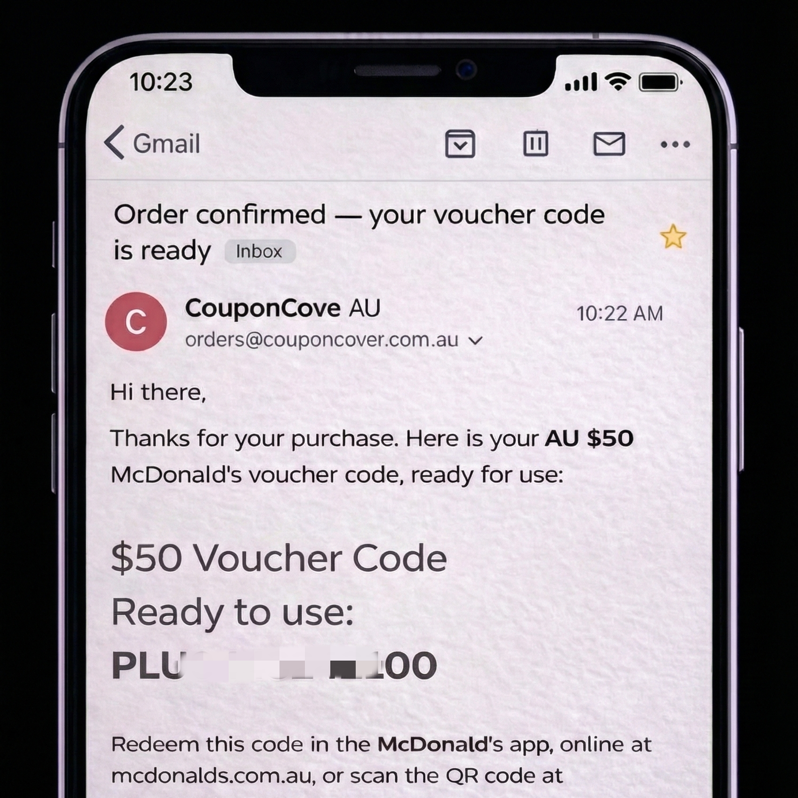 McDonald’s $50 Digital Voucher Code (AU) — Email Delivery - Image 3